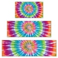 thumbnail image 1 of Rainbow Tie Dye Mandala Pattern Kitchen Rugs Sets Of 3,Kitchen Runner Rugs Non Skid Washable,Decorative Kitchen Floor Mats for Kitchen,Sink,Laundry,17"x30"+ 17"x47" + 17"x59", 1 of 6