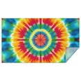 thumbnail image 1 of Rainbow Tie Dye Mandala Pattern Rectangle Tablecloth 60"x102",Waterproof Polyester Rectangle Table Cloth, Wipeable Spillproof Polyester Tablecloth for Dining, Camping, Indoor and Outdoor, 1 of 6