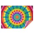 thumbnail image 1 of Rainbow Tie Dye Mandala Pattern Rectangle Tablecloth 60"x84",Waterproof Polyester Rectangle Table Cloth, Wipeable Spillproof Polyester Tablecloth for Dining, Camping, Indoor and Outdoor, 1 of 4