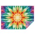thumbnail image 1 of Rainbow Tie Dye Mandala Pattern Rectangle Tablecloth 60"x84",Waterproof Polyester Rectangle Table Cloth, Wipeable Spillproof Polyester Tablecloth for Dining, Camping, Indoor and Outdoor, 1 of 5
