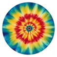 thumbnail image 1 of Rainbow Tie Dye Mandala Pattern Round Fitted Tablecloth with Elastic Edge,Dining Table Cover Waterproof,Outdoor Round Tablecloth for Camping,Dining,Indoor and Outdoor, 1 of 7