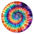 thumbnail image 1 of Rainbow Tie Dye Mandala Pattern Round Fitted Tablecloth with Elastic Edge,Dining Table Cover Waterproof,Outdoor Round Tablecloth for Camping,Dining,Indoor and Outdoor, 1 of 7