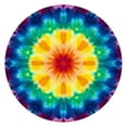 thumbnail image 1 of Rainbow Tie Dye Mandala Pattern Round Fitted Tablecloth with Elastic Edge,Dining Table Cover Waterproof,Outdoor Round Tablecloth for Camping,Dining,Indoor and Outdoor, 1 of 7