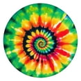 thumbnail image 1 of Rainbow Tie Dye Mandala Pattern Round Fitted Tablecloth with Elastic Edge,Dining Table Cover Waterproof,Outdoor Round Tablecloth for Camping,Dining,Indoor and Outdoor, 1 of 7
