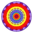 thumbnail image 1 of Rainbow Tie Dye Mandala Pattern Round Fitted Tablecloth with Elastic Edge,Dining Table Cover Waterproof,Outdoor Round Tablecloth for Camping,Dining,Indoor and Outdoor, 1 of 7