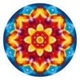 thumbnail image 1 of Rainbow Tie Dye Mandala Pattern Round Fitted Tablecloth with Elastic Edge,Dining Table Cover Waterproof,Outdoor Round Tablecloth for Camping,Dining,Indoor and Outdoor, 1 of 7