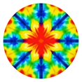 thumbnail image 1 of Rainbow Tie Dye Mandala Pattern Round Fitted Tablecloth with Elastic Edge,Dining Table Cover Waterproof,Outdoor Round Tablecloth for Camping,Dining,Indoor and Outdoor, 1 of 7