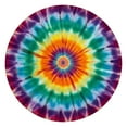 thumbnail image 1 of Rainbow Tie Dye Mandala Pattern Round Fitted Tablecloth with Elastic Edge,Dining Table Cover Waterproof,Outdoor Round Tablecloth for Camping,Dining,Indoor and Outdoor, 1 of 7