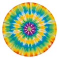 thumbnail image 1 of Rainbow Tie Dye Mandala Pattern Round Fitted Tablecloth with Elastic Edge,Dining Table Cover Waterproof,Outdoor Round Tablecloth for Camping,Dining,Indoor and Outdoor, 1 of 7
