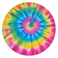 thumbnail image 1 of Rainbow Tie Dye Mandala Pattern Round Fitted Tablecloth with Elastic Edge,Dining Table Cover Waterproof,Outdoor Round Tablecloth for Camping,Dining,Indoor and Outdoor, 1 of 7