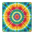 thumbnail image 1 of Rainbow Tie Dye Mandala Pattern Square Fitted Tablecloth with Elastic Edge,Square Table Cover,Washable Elastic Table Cover for Home Kitchen Party Decor 36"x36", 1 of 6