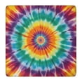 thumbnail image 1 of Rainbow Tie Dye Mandala Pattern Square Fitted Tablecloth with Elastic Edge,Square Table Cover,Washable Elastic Table Cover for Home Kitchen Party Decor 36"x36", 1 of 6