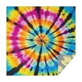 thumbnail image 1 of Rainbow Tie Dye Mandala Pattern Square Tablecloth,Waterproof Square Table Cover,Wipeable Spillproof Washable Table Cover for Home Kitchen Party Decor 42"X42"(107x107cm), 1 of 6