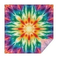 thumbnail image 1 of Rainbow Tie Dye Mandala Pattern Square Tablecloth,Waterproof Square Table Cover,Wipeable Spillproof Washable Table Cover for Home Kitchen Party Decor 60"x60"(152x152cm), 1 of 6