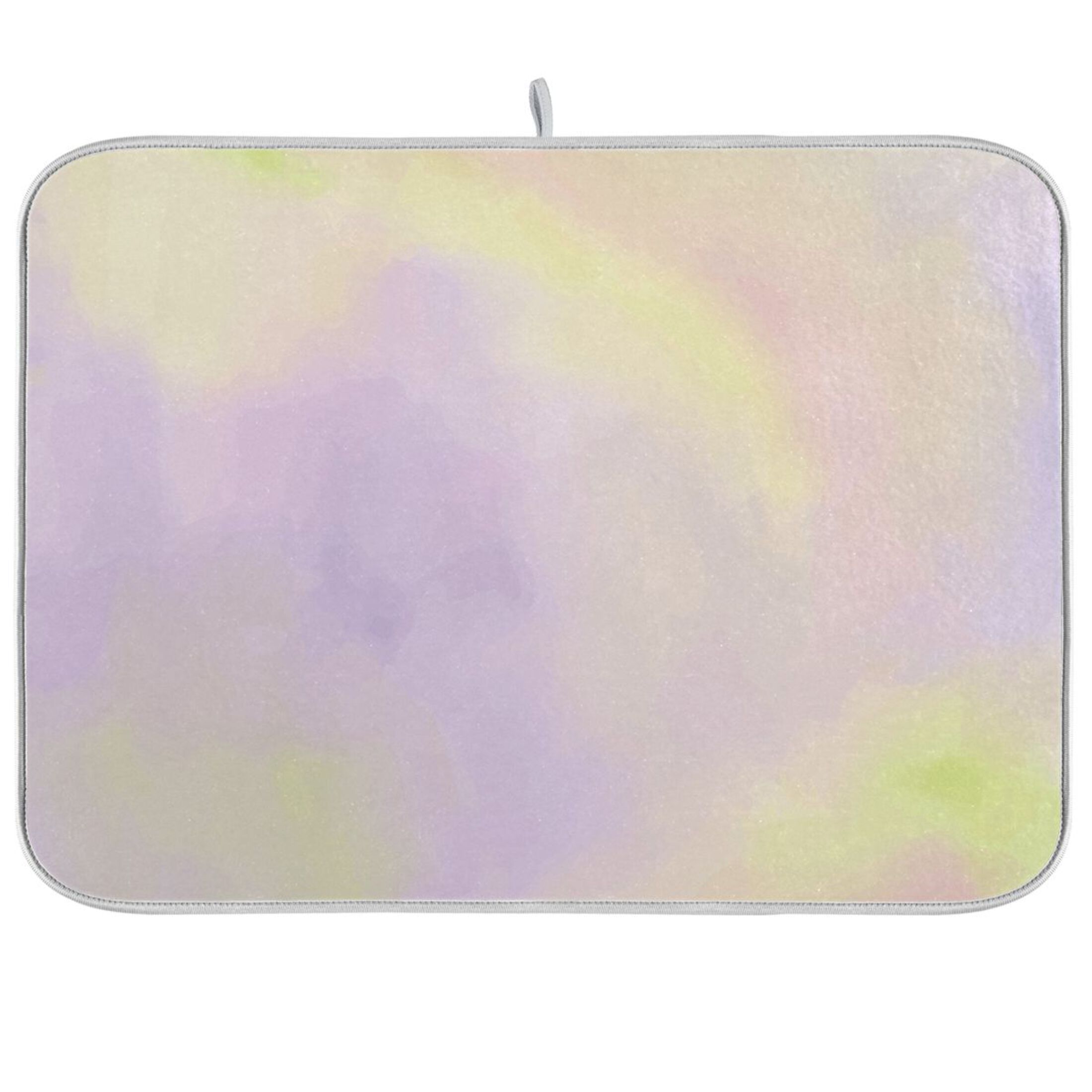 Rainbow Tie Dye Pattern Dish Drying Mat Microfiber Kitchen Mats Large