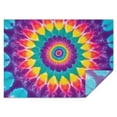 thumbnail image 1 of Rainbow Tie Dye Radial Pattern Rectangle Tablecloth 60"x84",Waterproof Polyester Rectangle Table Cloth, Wipeable Spillproof Polyester Tablecloth for Dining, Camping, Indoor and Outdoor, 1 of 5