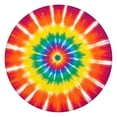 thumbnail image 1 of Rainbow Tie Dye Ray Circle Pattern Round Fitted Tablecloth with Elastic Edge,Dining Table Cover Waterproof,Outdoor Round Tablecloth for Camping,Dining,Indoor and Outdoor, 1 of 7