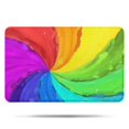 thumbnail image 1 of Rainbow Tie Dye Spiral Pattern Bathroom Rugs Mat,Non Slip Microfiber Bathroom Rug,Rubber Backing,Soft Bathroom Mats for Bathroom Floor,Tub and Shower,17x27in(43x68cm), 1 of 4