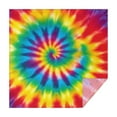 thumbnail image 1 of Rainbow Tie Dye Spiral Pattern Square Tablecloth,Waterproof Square Table Cover,Wipeable Spillproof Washable Table Cover for Home Kitchen Party Decor 42"X42"(107x107cm), 1 of 6