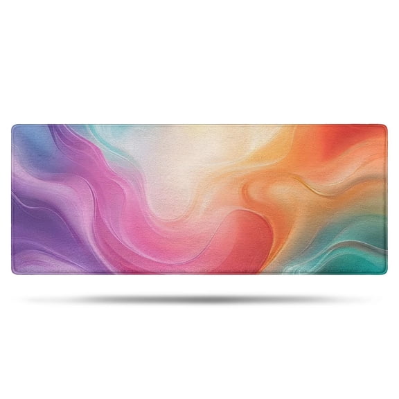 Rainbow Tie Dye Swirl Pattern Bathroom Rugs Mat,Non Slip Microfiber Bathroom Rug,Rubber Backing,Soft Bathroom Mats for Bathroom Floor,Tub and Shower,60x24in(150x60cm)