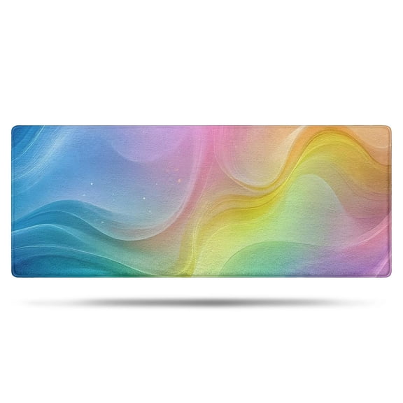 Rainbow Tie Dye Swirl Pattern Bathroom Rugs Mat,Non Slip Microfiber Bathroom Rug,Rubber Backing,Soft Bathroom Mats for Bathroom Floor,Tub and Shower,60x24in(150x60cm)