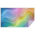 thumbnail image 1 of Rainbow Tie Dye Swirl Pattern Rectangle Tablecloth 60"x102",Waterproof Polyester Rectangle Table Cloth, Wipeable Spillproof Polyester Tablecloth for Dining, Camping, Indoor and Outdoor, 1 of 6