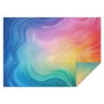 thumbnail image 1 of Rainbow Tie Dye Swirl Pattern Rectangle Tablecloth 60"x84",Waterproof Polyester Rectangle Table Cloth, Wipeable Spillproof Polyester Tablecloth for Dining, Camping, Indoor and Outdoor, 1 of 5