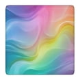 thumbnail image 1 of Rainbow Tie Dye Swirl Pattern Square Fitted Tablecloth with Elastic Edge,Square Table Cover,Washable Elastic Table Cover for Home Kitchen Party Decor 36"x36", 1 of 6