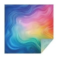 thumbnail image 1 of Rainbow Tie Dye Swirl Pattern Square Tablecloth,Waterproof Square Table Cover,Wipeable Spillproof Washable Table Cover for Home Kitchen Party Decor 60"x60"(152x152cm), 1 of 6