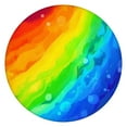 thumbnail image 1 of Rainbow Tie Dye Wave Pattern Round Fitted Tablecloth with Elastic Edge,Dining Table Cover Waterproof,Outdoor Round Tablecloth for Camping,Dining,Indoor and Outdoor, 1 of 7