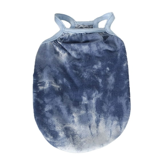 Rainbow Tie-dye Dog Summer Shirt Soft Cooling Dog T-Shirt Breathable Stretchy Doggie Tank Top Cute Puppy Sleeveless Vest Pet Clothes Apparel for Small Medium Dog Cat