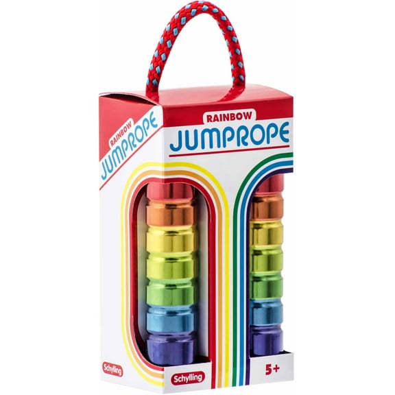 Rainbow Tin-Handle Jump Rope