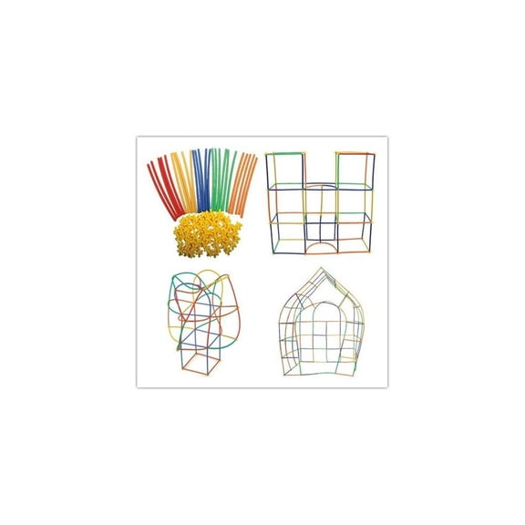 Rainbow Toyfrog Straw Constructor Stem Building Toy, (3 - 6 Years)