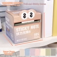 thumbnail image 1 of Rainbow Transparent Roll Sticky Notes 105 Sheets Pearlescent Pull-Out for Planner Decor Journaling,1PC,Pink, 1 of 9