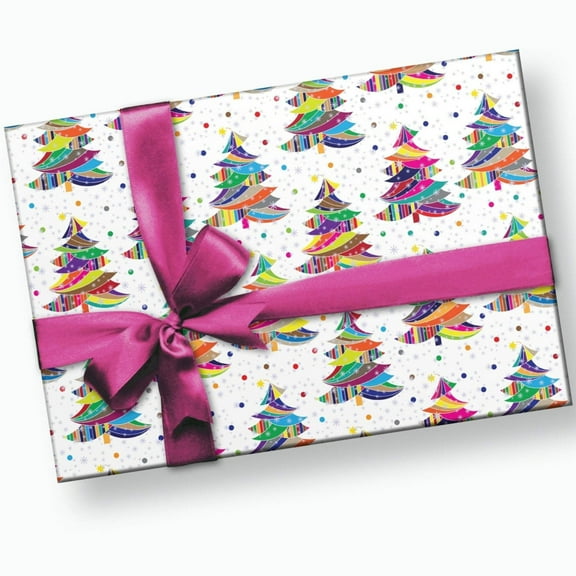 Rainbow Tree Gift Wrap