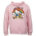 thumbnail image 1 of Rainbow Tricycle Pullover Hoodie, Pink - Small, 1 of 1