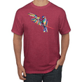thumbnail image 1 of Rainbow Trippy Psychedelic Parrot Animal Lover Graphic T-Shirt, 1 of 1