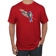 thumbnail image 1 of Rainbow Trippy Psychedelic Parrot Animal Lover Graphic T-Shirt, 1 of 1