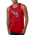 thumbnail image 1 of Rainbow Trippy Psychedelic Parrot Animal Lover Graphic Tank Top, 1 of 1