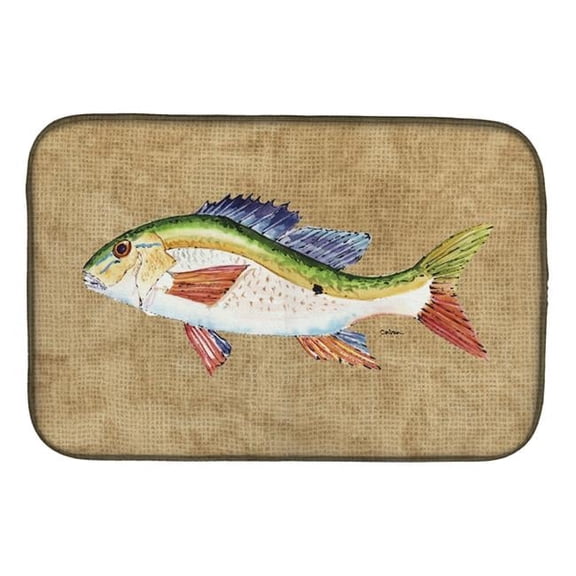 Rainbow Trout Dish Drying Mat