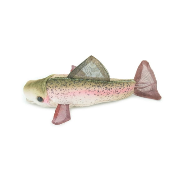 Rainbow Trout Finger Puppet, Very Nice Plush Trout, Stuffed Fish, Educational, Realistic, Lifelike Model, Gift, 7" FM11 B235