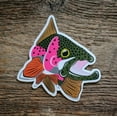 thumbnail image 1 of Rainbow Trout Kype Sticker Decal, 1 of 1