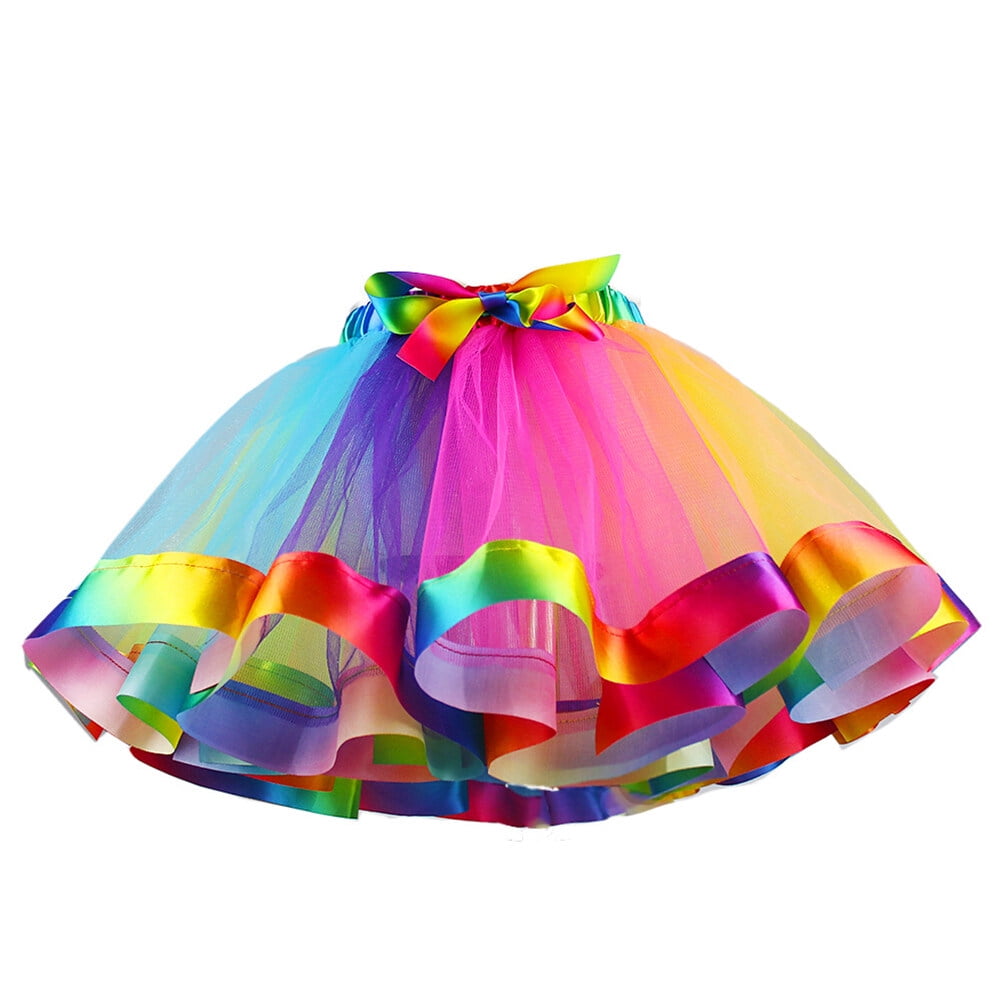 Rainbow skirt dress sale