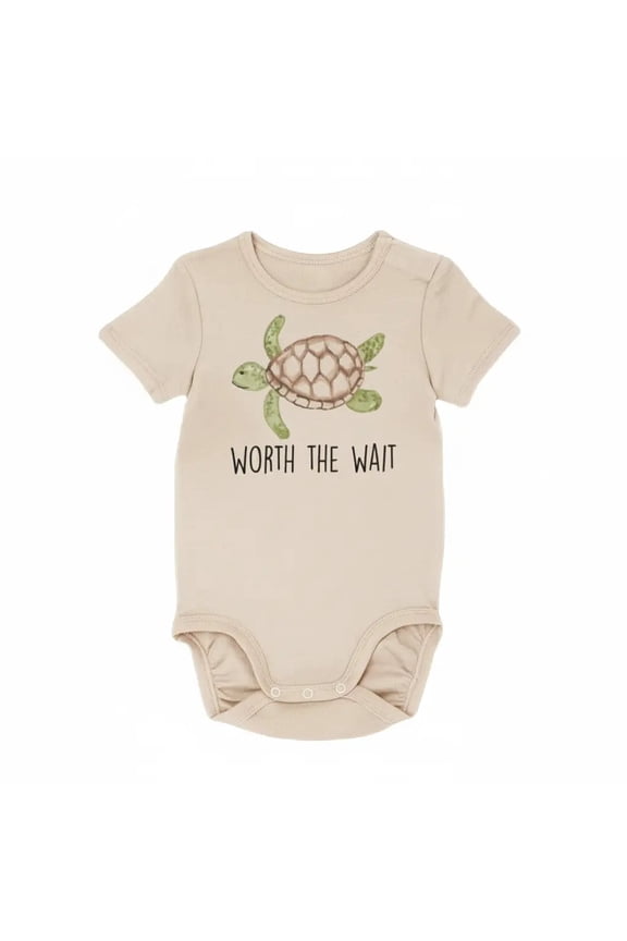 Rainbow Turtle Newborn Gift Baby Bodysuit