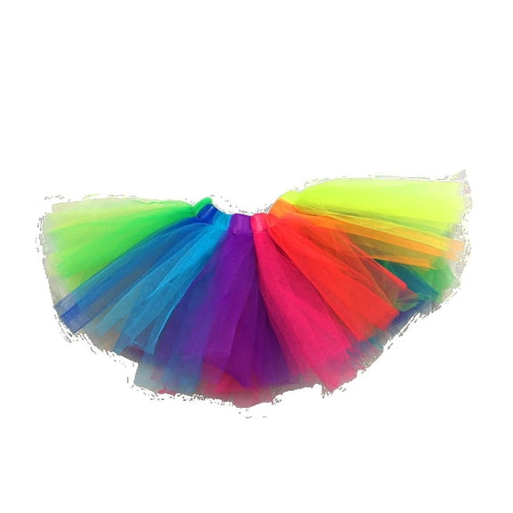 Rainbow Tutu Skirt for 14"-18" Plush Toys, Stuffed Animal Dress Up Clothing