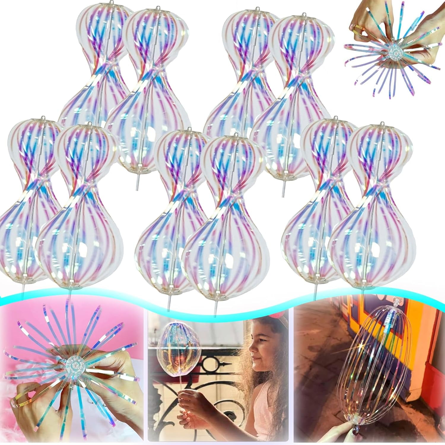 Rainbow Twirler, Rainbow Twirler Stick, Magic Rainbow Spinner, Rainbow ...