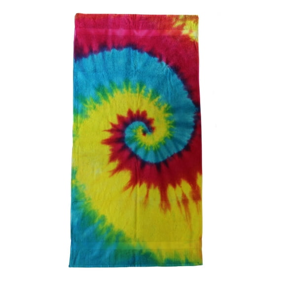 Rainbow Tye Dye Beach Towel / Bath Towel