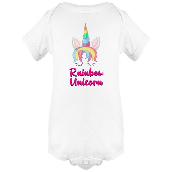 Rainbow Unicorn  Bodysuit Infant -Image by Shutterstock,  6 Months