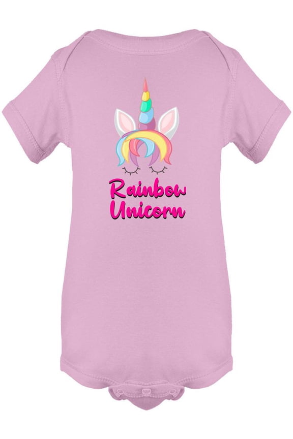 Rainbow Unicorn Bodysuit Infant -Image by Shutterstock, Newborn