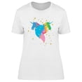 thumbnail image 1 of Rainbow Unicorn Cool Art T-Shirt Women -Image by Shutterstock, Female x-Large, 1 of 2